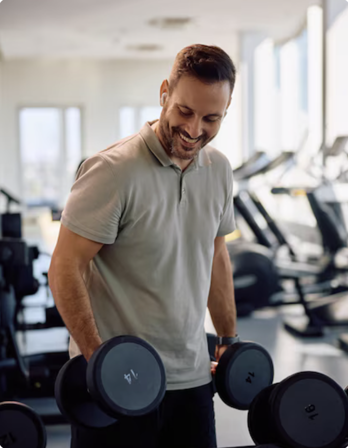 Man Exercising